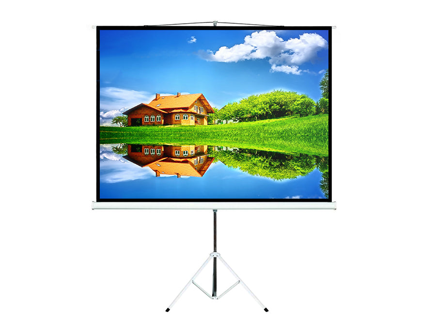 Проекционен екран Maclean MC-536 на стойка, 72", 4:3, 145x110