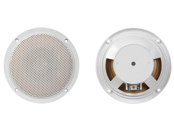 Високоговорители Velleman, монтирани на тавана, 5", 80 W, 8 Ohm, водоустойчиви, 2 броя, VDSWPS5N