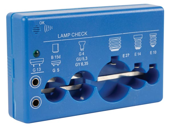 Тестер за лампи G13, B15d/G5, G4/GU5.3/GY6.35, E27, E14, E10 VTTEST8 Velleman