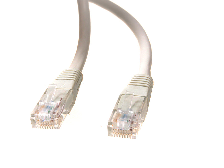 UTP LAN CAT6 мрежов кабел, завършващ с RJ45 конектори, сив - 2 м