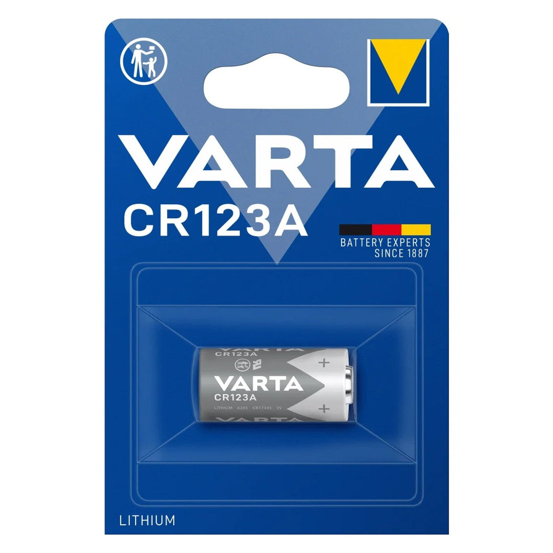 Varta CR123 3V 1430 mAh литиева батерия за електронни устройства