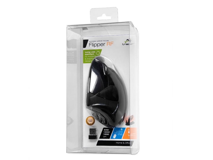 Tracer Ергономична безжична мишка с USB подсветка Flipper RF Nano
