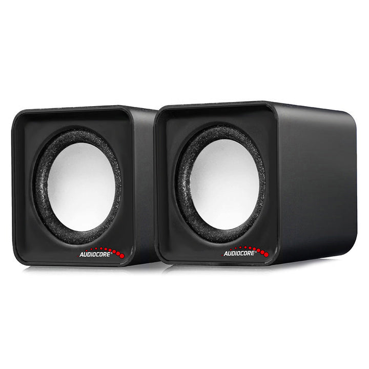 6W USB сребристо-черни компютърни високоговорители Audiocore AC870 B