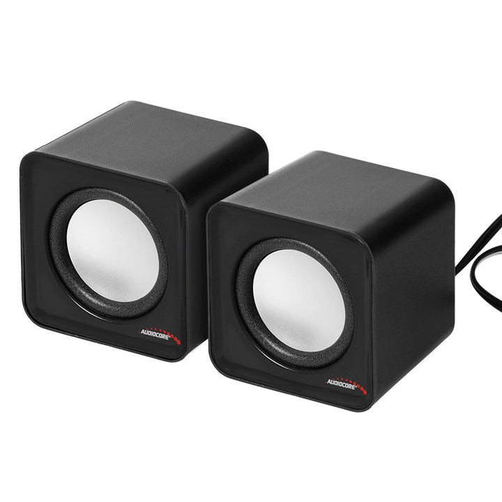 6W USB сребристо-черни компютърни високоговорители Audiocore AC870 B