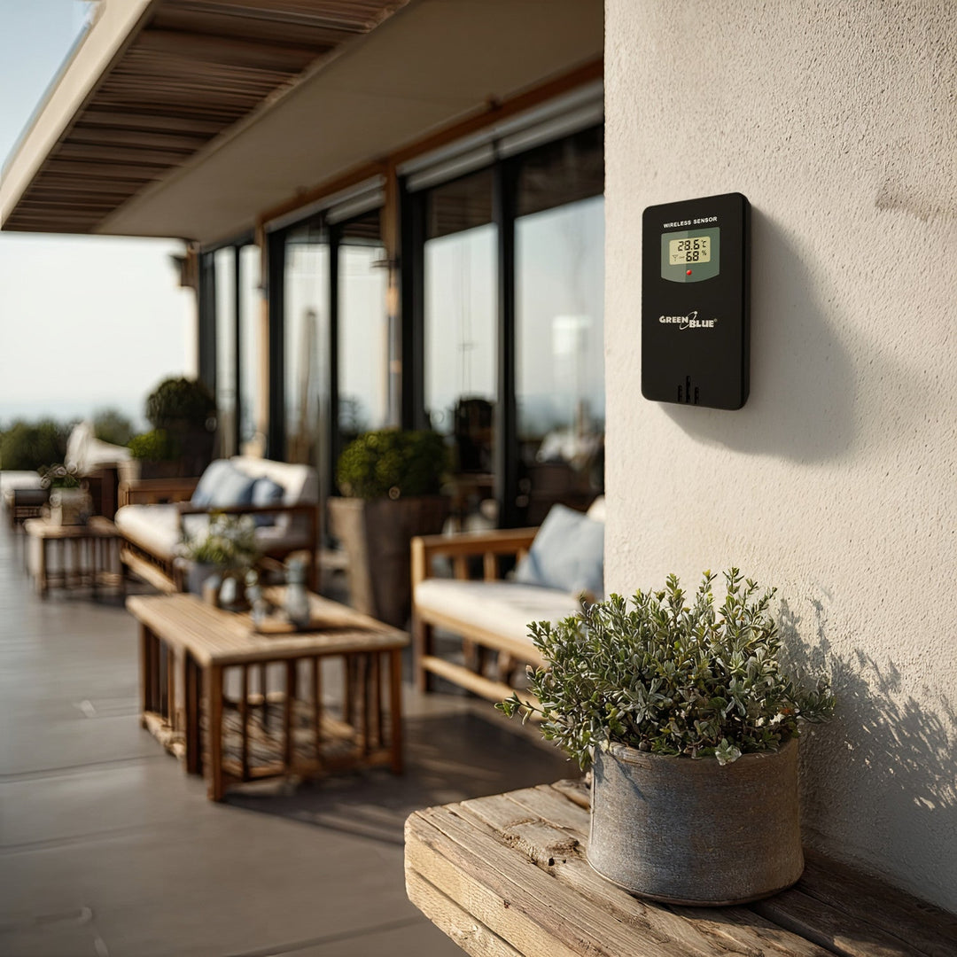 Безжична метеорологична станция GreenBlue, цветна, WiFi, фази на луната, GB522
