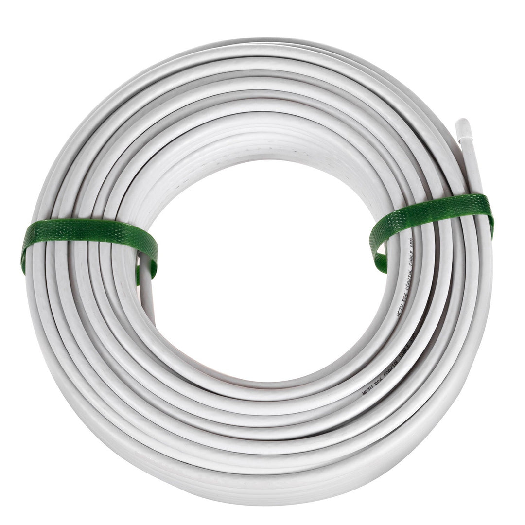 Коаксиален кабел за антена/сателит Maclean, 1.0CCS RG6, 50M, MCTV-571