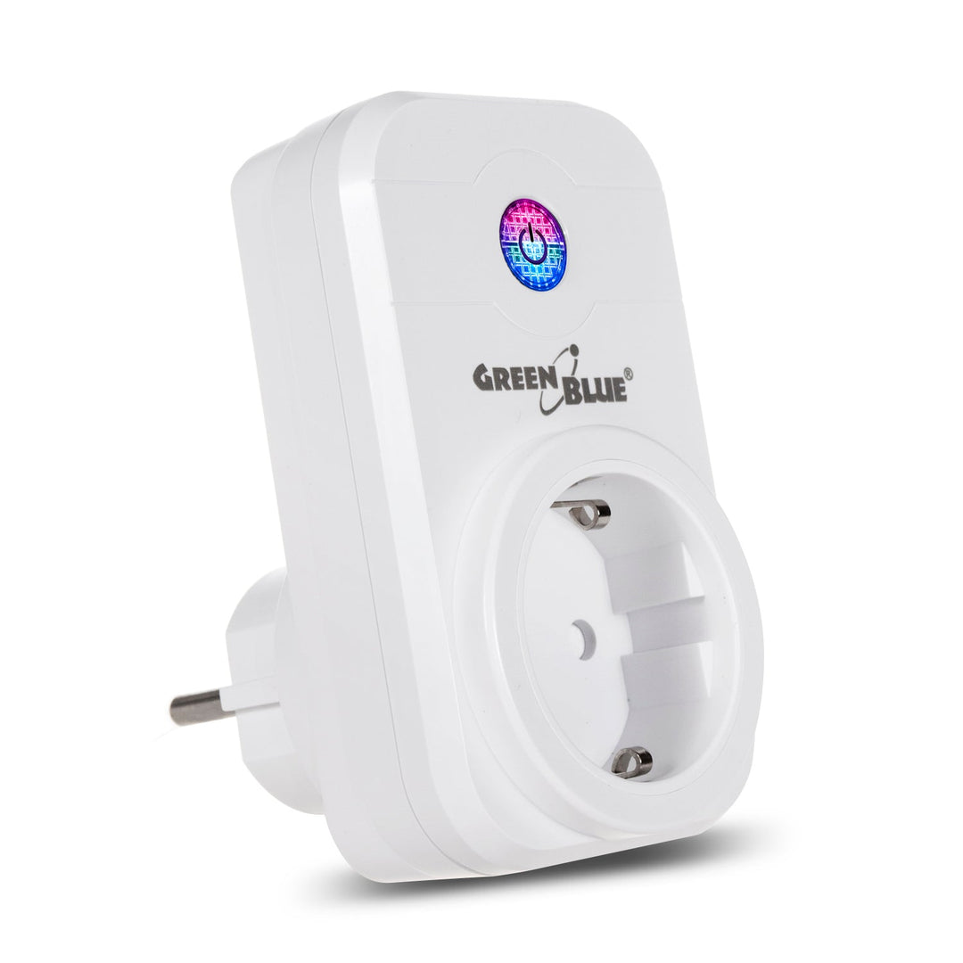 GreenBlue GB155G Интелигентен WiFi контакт Може да се управлява чрез приложение за iOS или Android