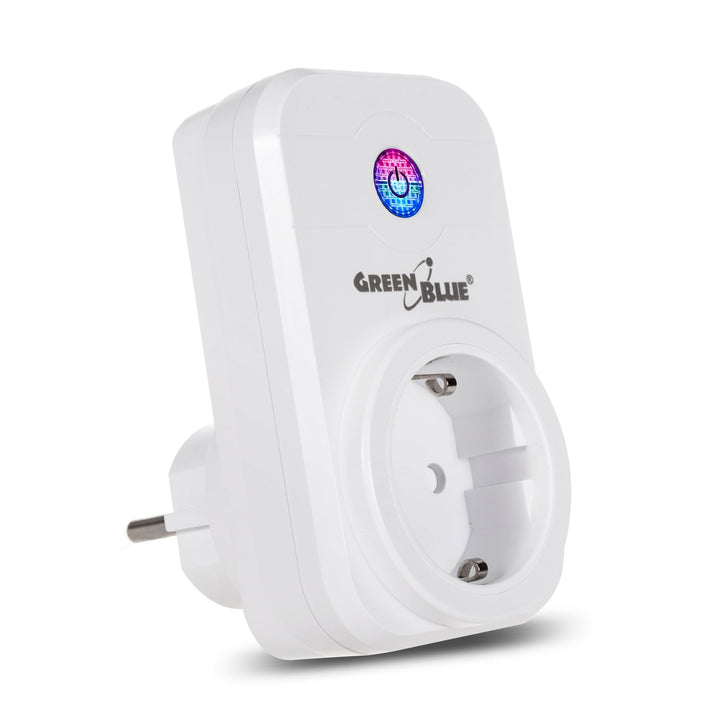 GreenBlue GB155G Интелигентен WiFi контакт Може да се управлява чрез приложение за iOS или Android