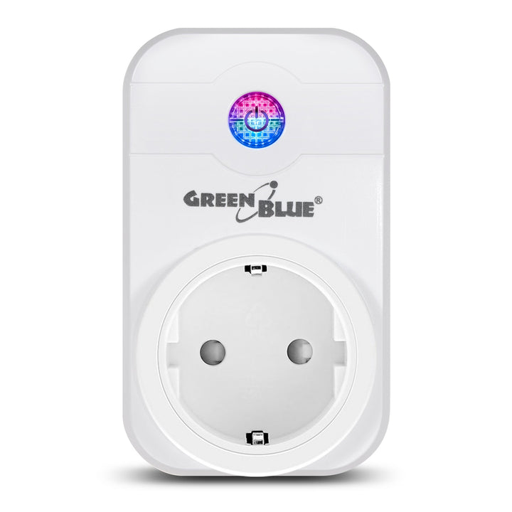 GreenBlue GB155G Интелигентен WiFi контакт Може да се управлява чрез приложение за iOS или Android