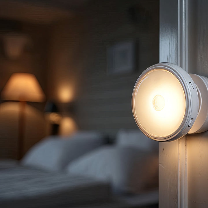 11 LED лампа с датчик за движение, захранвана с батерии, магнитна