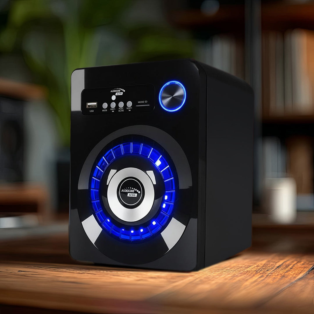 Audiocore AC910 Bluetooth 2.1 комплект високоговорители с FM радио, TF карта, AUX, USB захранване