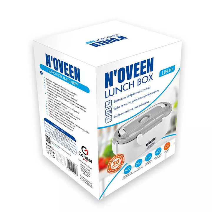 Електрически нагревател за храна за кутия за обяд Noveen LB410, сив