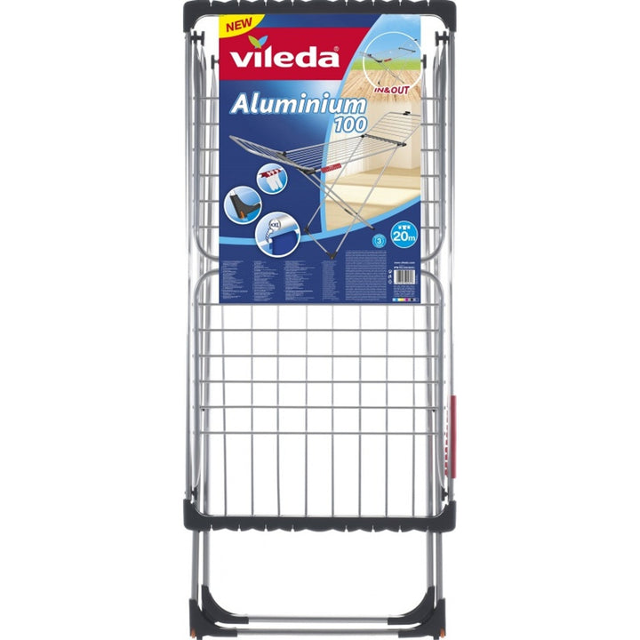 Vileda Aluminium 100 сушилня за пране, устойчива на ръжда и сурови климатични условия