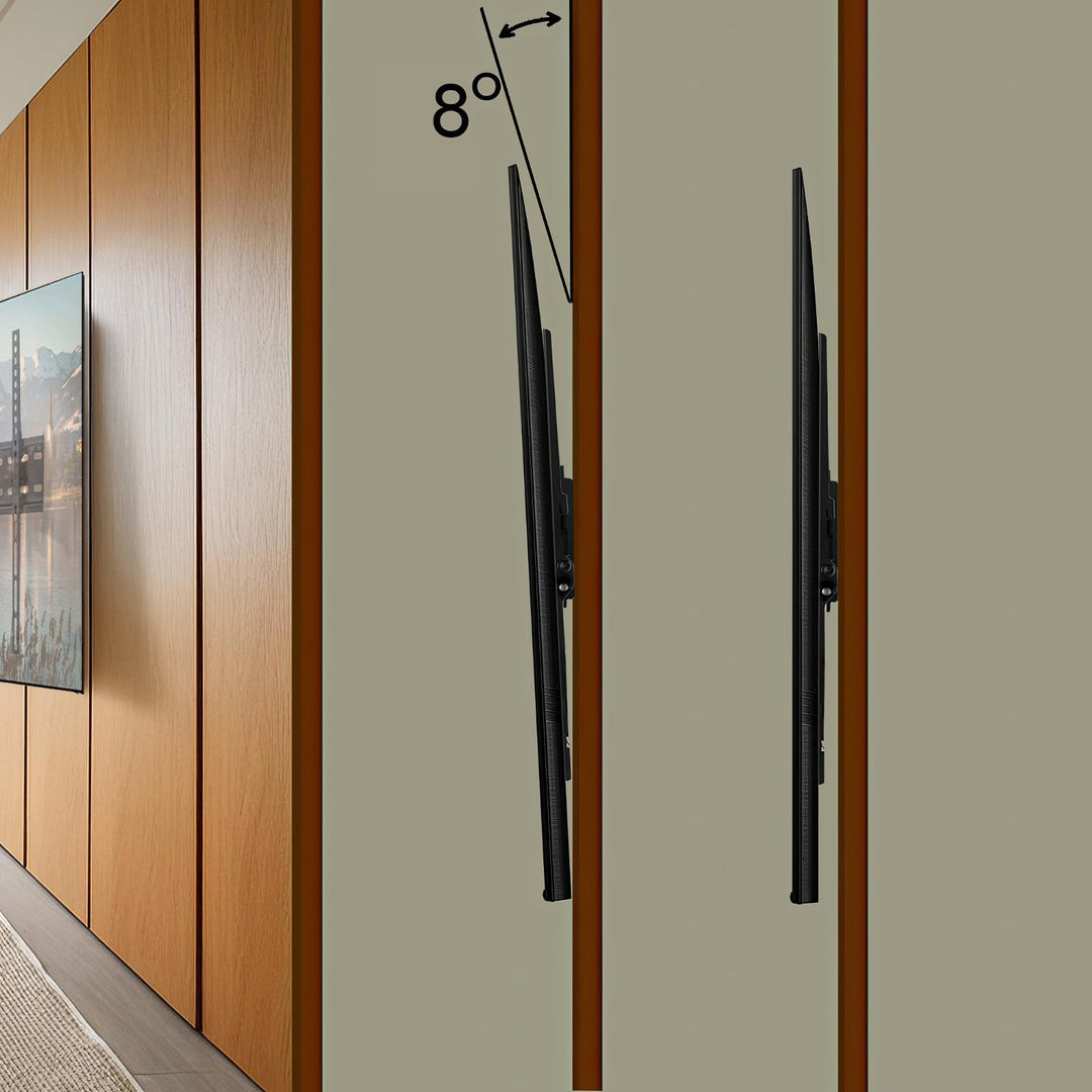 Maclean MC-862 универсален телевизионен монтаж за телевизори 26-55", 40 кг, черен, макс. VESA 400x400