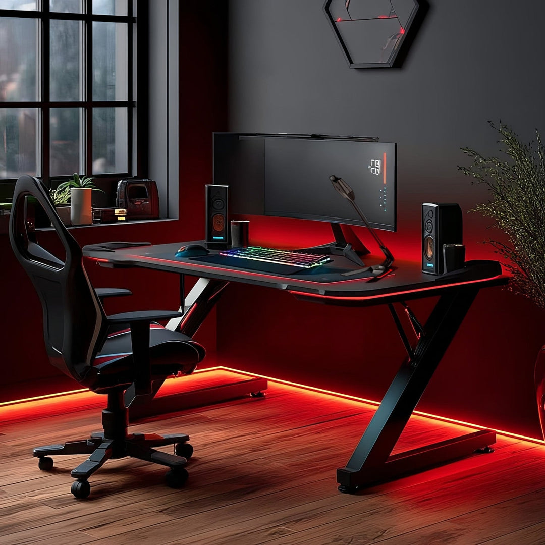 USB микрофон за игри с LED YouTube стрийминг 1,5 м чувствителност 21dB+3dB NanoRS RS710