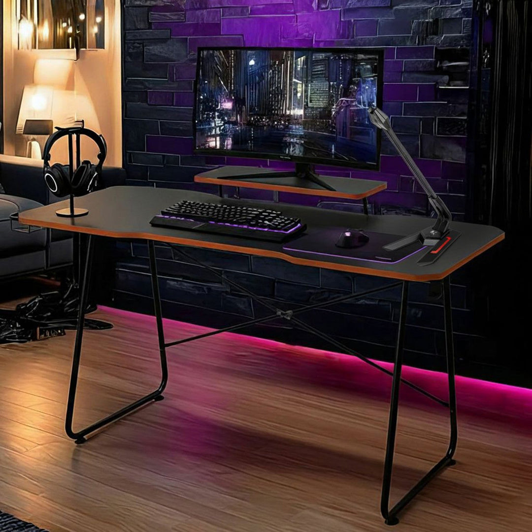 USB микрофон за игри с LED YouTube стрийминг 1,5 м чувствителност 21dB+3dB NanoRS RS710