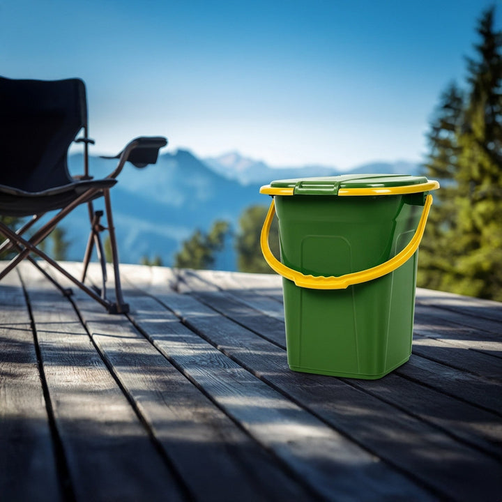 GreenBlue GB320GO преносима тоалетна, тъмнозелена и оранжева