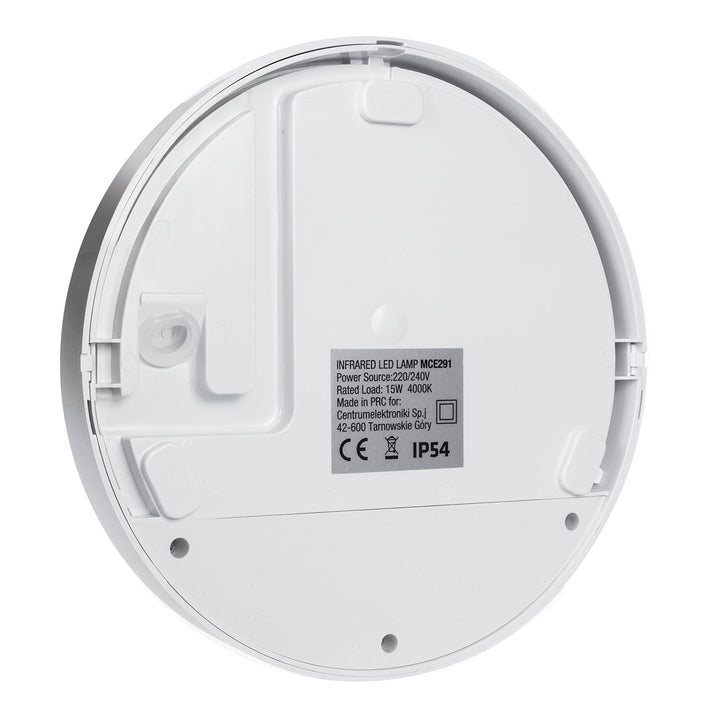 LED лампа с инфрачервен датчик за движение MCE291 W 1100lm 15W IP54 Maclean Energy, бяла