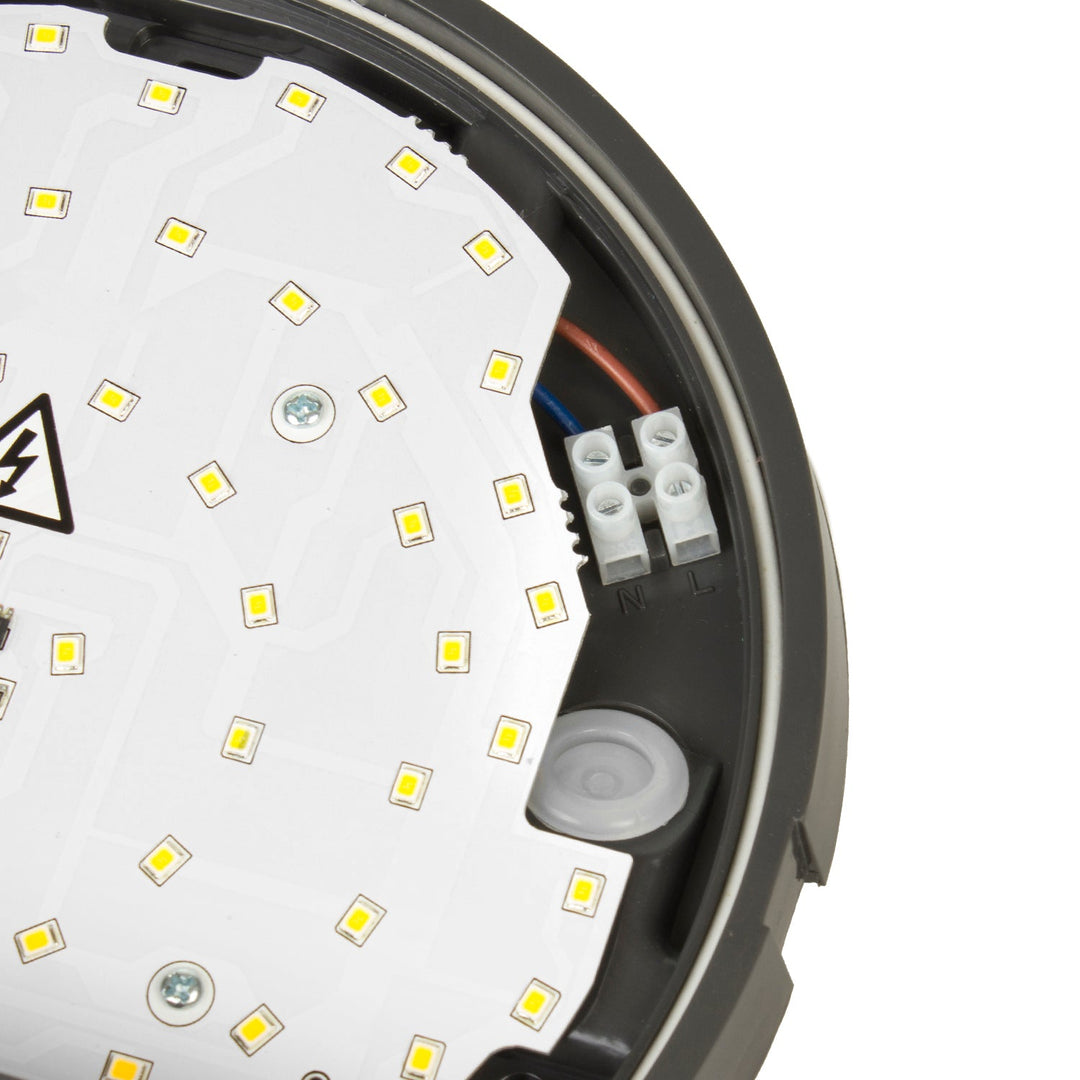 LED лампа с инфрачервен датчик за движение MCE291 GR 1100lm 15W IP54 Maclean Energy, сива