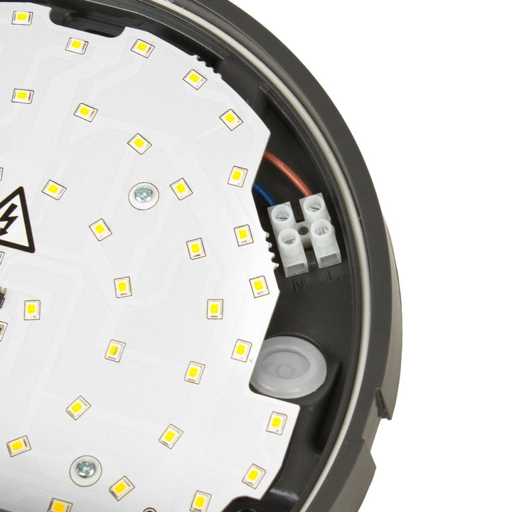LED лампа с инфрачервен датчик за движение MCE291 GR 1100lm 15W IP54 Maclean Energy, сива