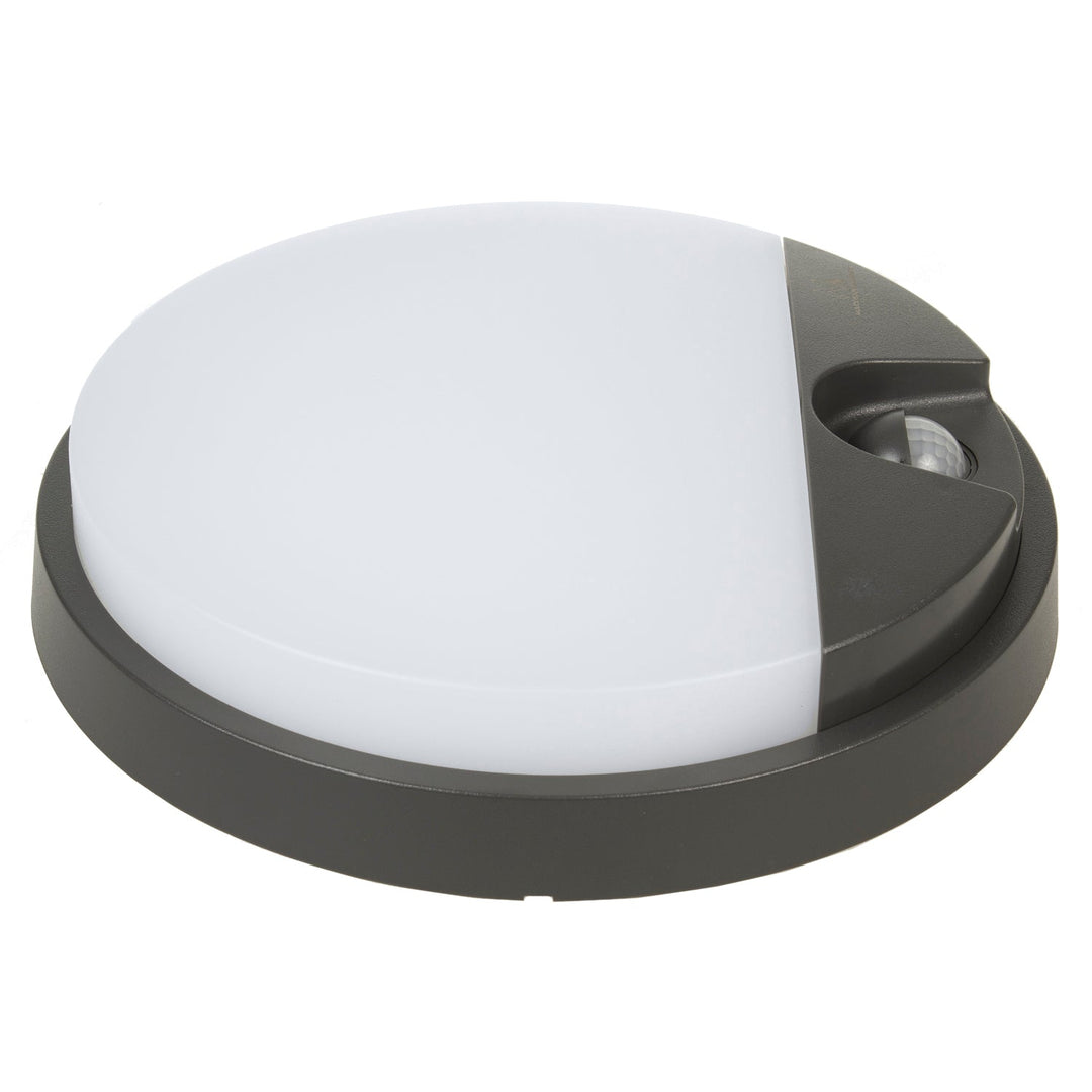 LED лампа с инфрачервен датчик за движение MCE291 GR 1100lm 15W IP54 Maclean Energy, сива
