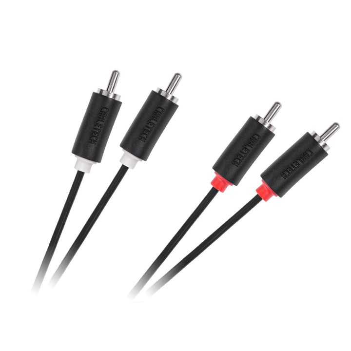 2RCA-2RCA аудио-видео кабел, 1,8 м, стандарт Cabletech