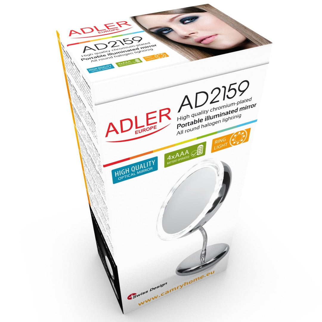 Козметично огледало Adler AD 2159 с LED осветление