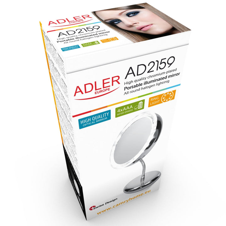 Козметично огледало Adler AD 2159 с LED осветление
