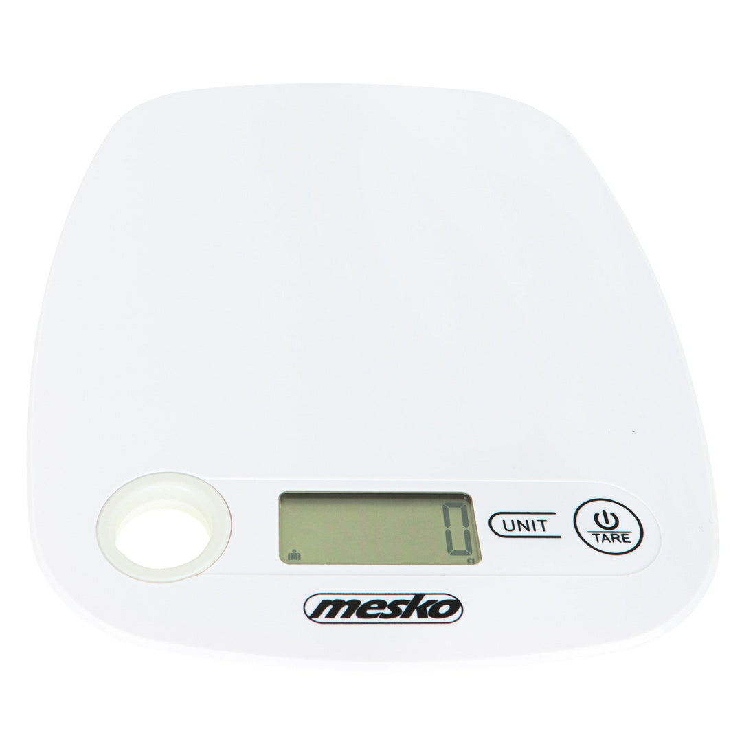 Mesko MS 3159w бяла LCD електронна кухненска везна