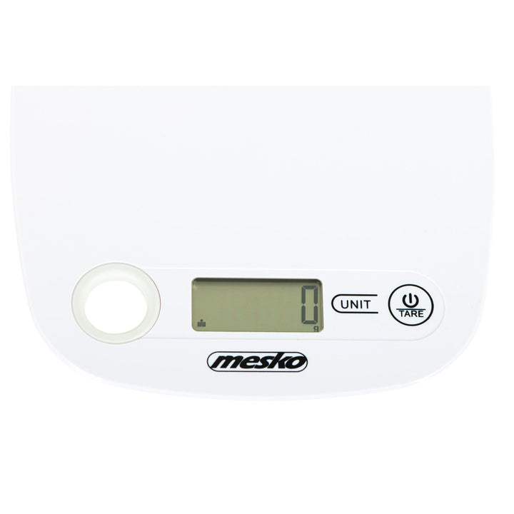 Mesko MS 3159w бяла LCD електронна кухненска везна