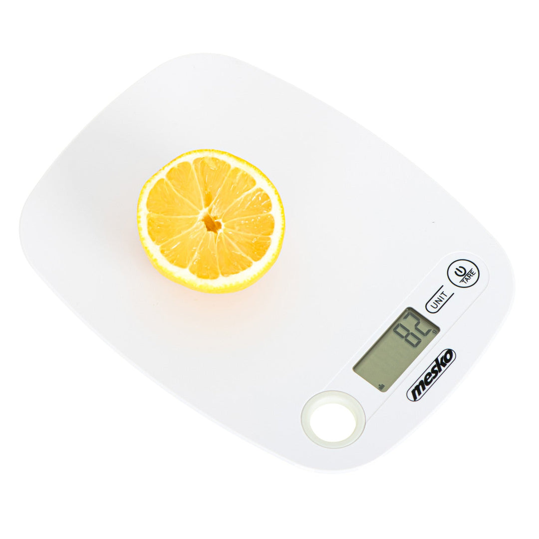 Mesko MS 3159w бяла LCD електронна кухненска везна
