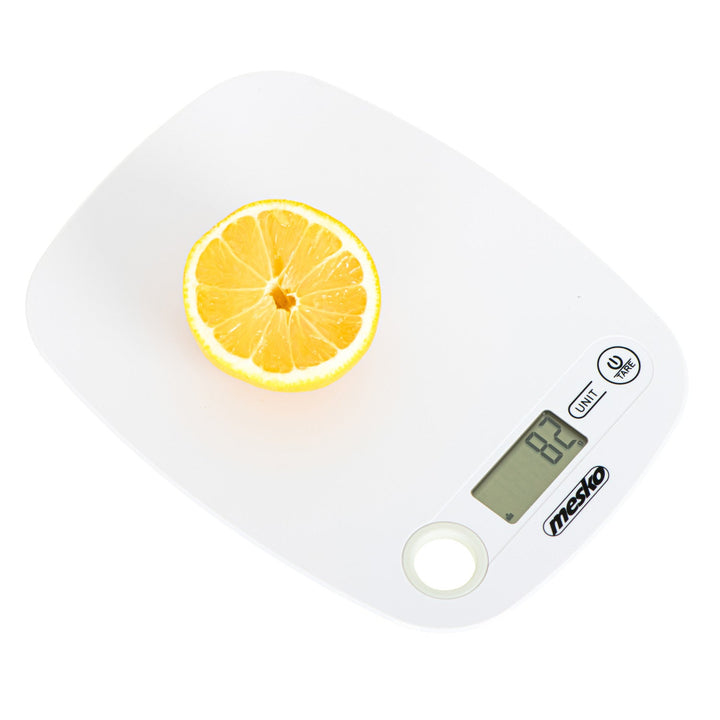 Mesko MS 3159w бяла LCD електронна кухненска везна