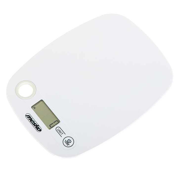 Mesko MS 3159w бяла LCD електронна кухненска везна