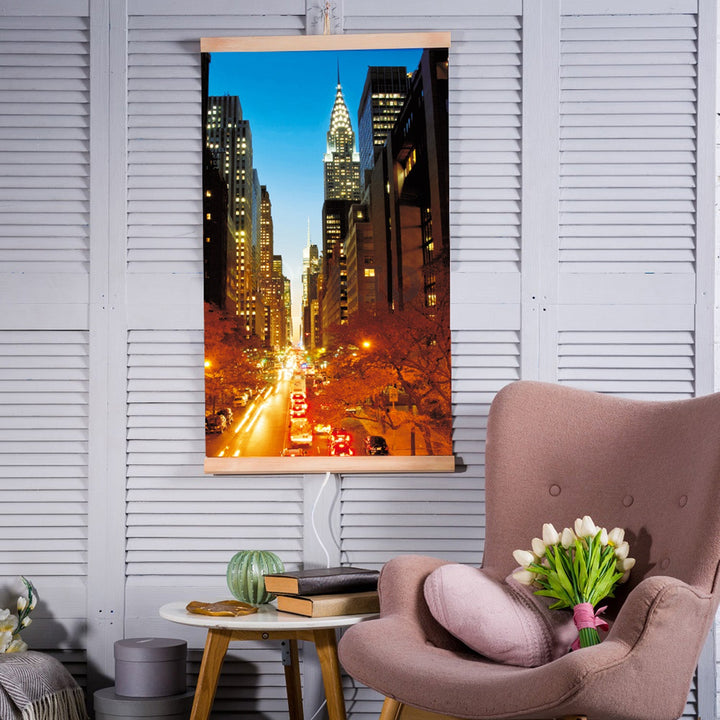 Инфрачервен нагревател – гъвкав отоплителен панел 430W TRIO модел 2 Manhattan, размери 100x57cm с регулатор