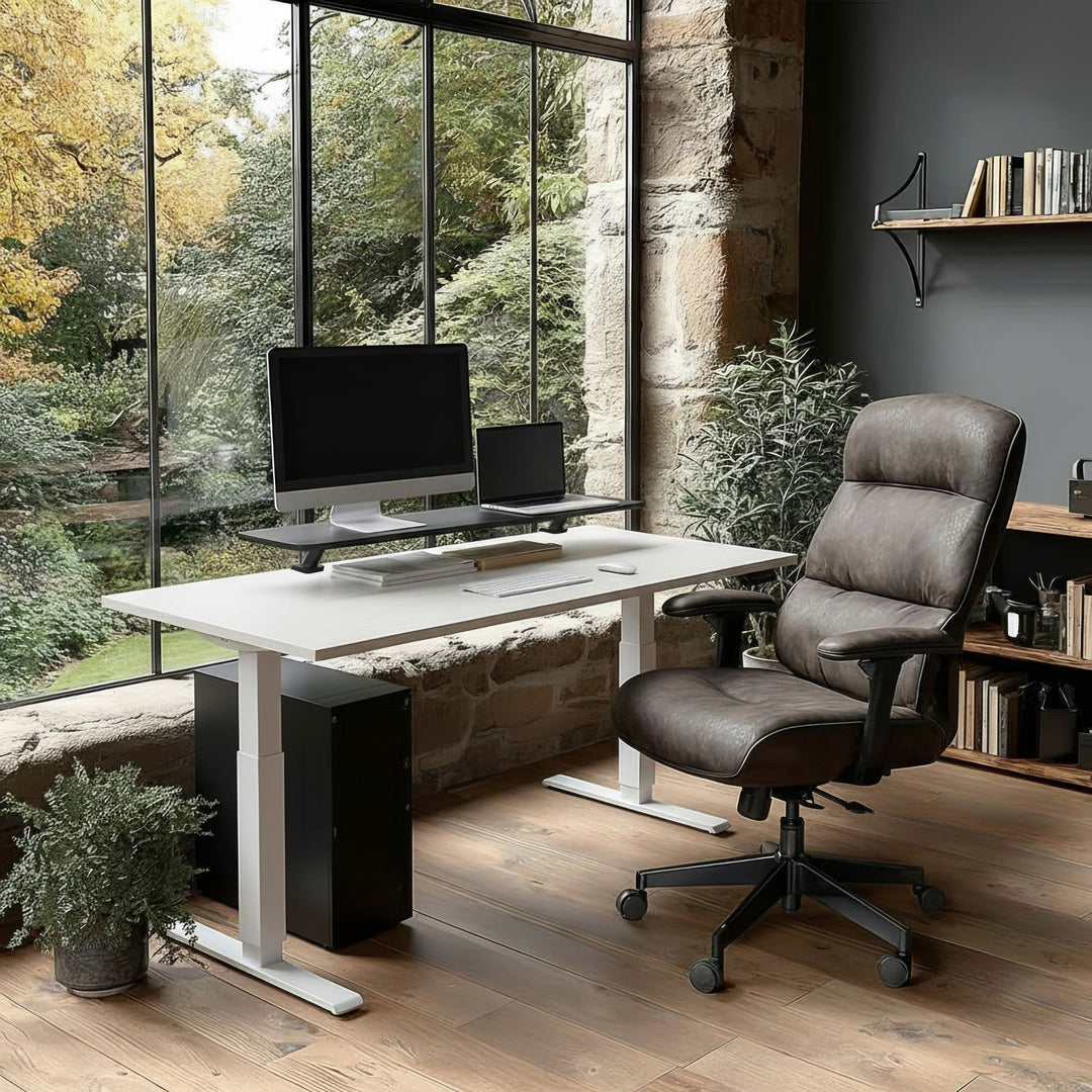 Ergo Office рафт за монитор за маса, с винтово закрепване, 13"–32", макс. 20 кг, ER-409