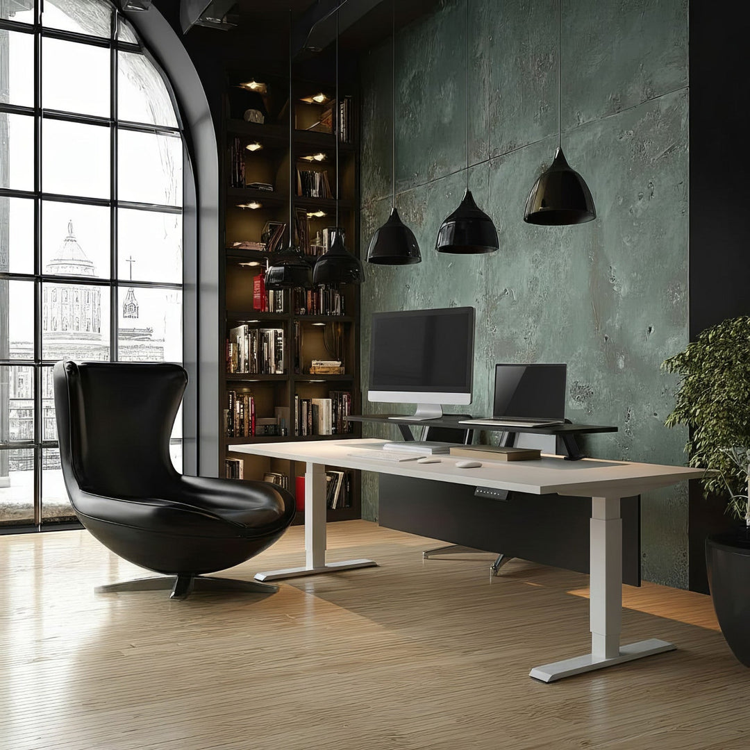 Ergo Office рафт за монитор за маса, с винтово закрепване, 13"–32", макс. 20 кг, ER-409