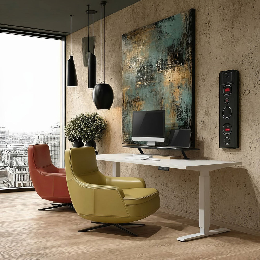 Ergo Office рафт за монитор за маса, с винтово закрепване, 13"–32", макс. 20 кг, ER-409