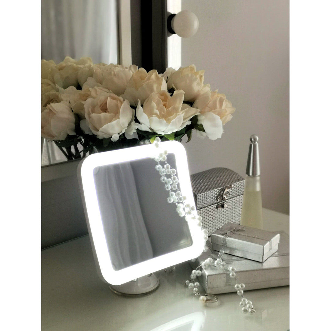 Огледало за баня, въртящо се, с LED подсветка CR 2169
