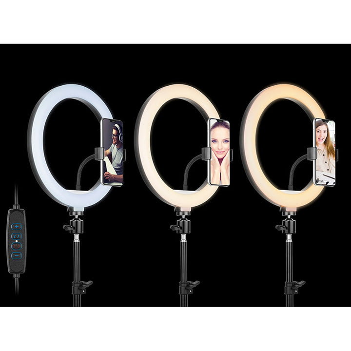 RING 30cm TRACER пръстенна лампа с 210cm статив