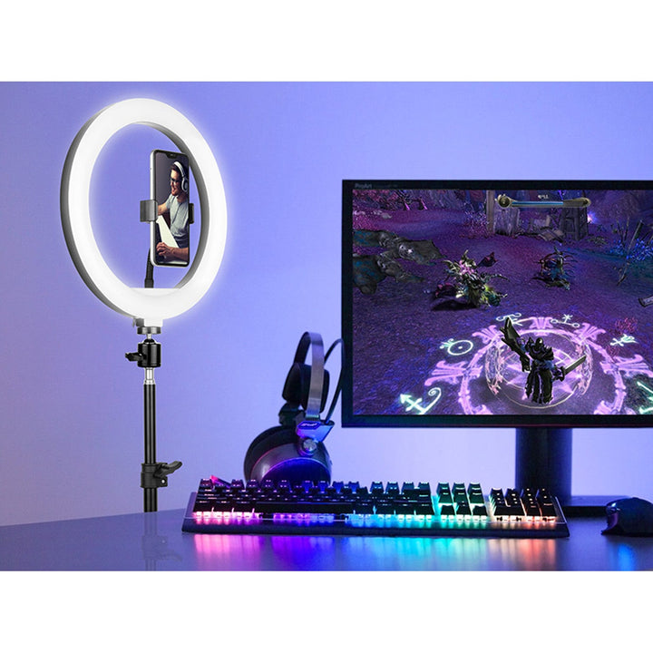 RING 30cm TRACER пръстенна лампа с 210cm статив