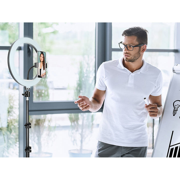 RING 30cm TRACER пръстенна лампа с 210cm статив