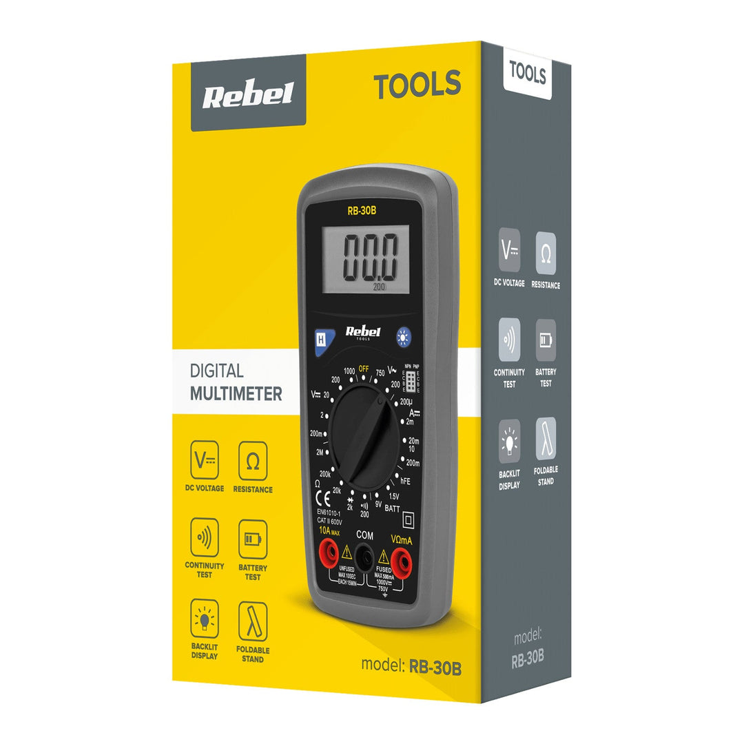 Универсални измервателни кабели за цифров мултицет Rebel Tools RB-30B