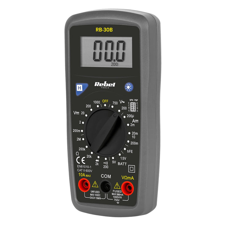 Универсални измервателни кабели за цифров мултицет Rebel Tools RB-30B
