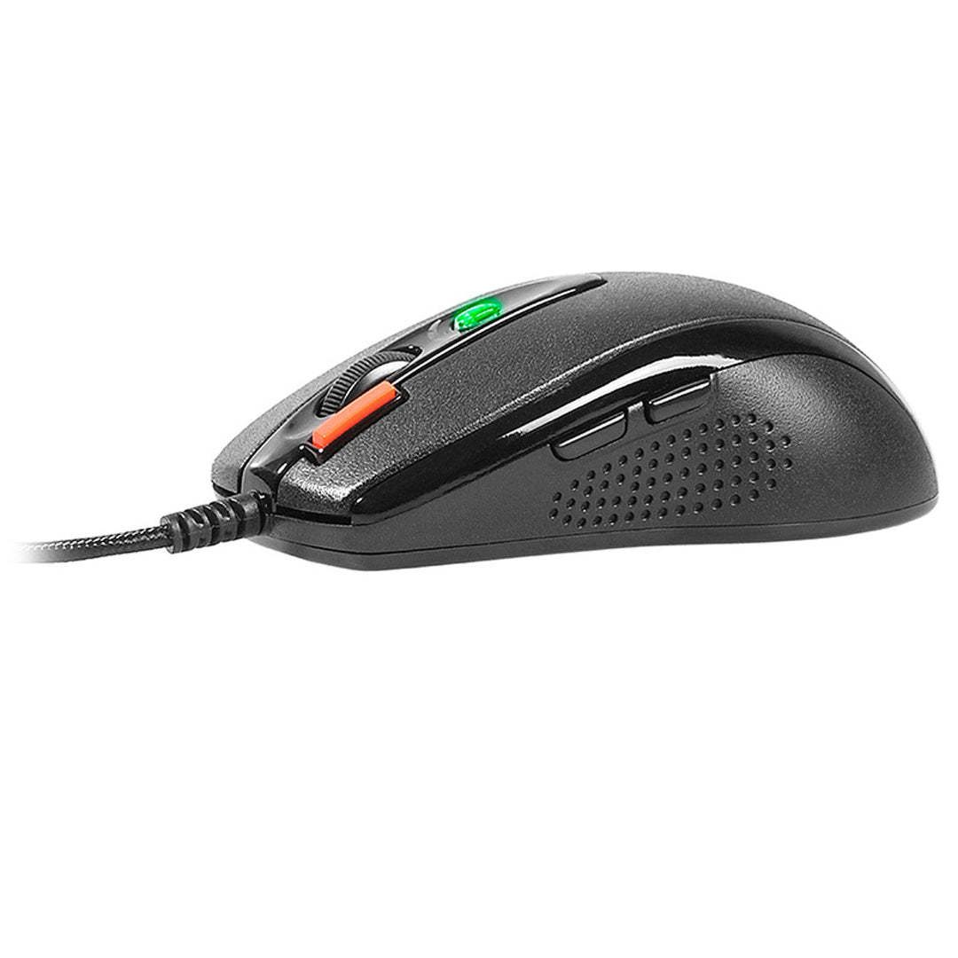 Комплект мишка + подложка за мишка A4Tech, 7 бутона, оптичен сензор, USB, X-Game X-7120