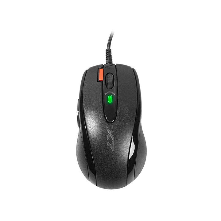 Комплект мишка + подложка за мишка A4Tech, 7 бутона, оптичен сензор, USB, X-Game X-7120