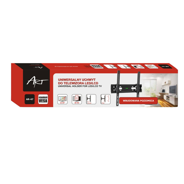 МОНТАЖНА СИСТЕМА ЗА 23-55" LCD/LED ТЕЛЕВИЗОРИ, 40KG AR-47 ART, вертикална настройка