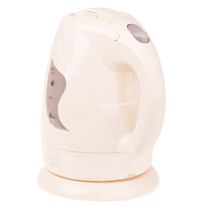 Безжична електрическа кана Adler, 850 W, 1 л, бежова, AD 08 b