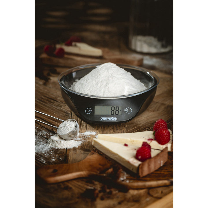 Кухненски кантар Mesko MS 3164 с купа, максимален капацитет 5 кг