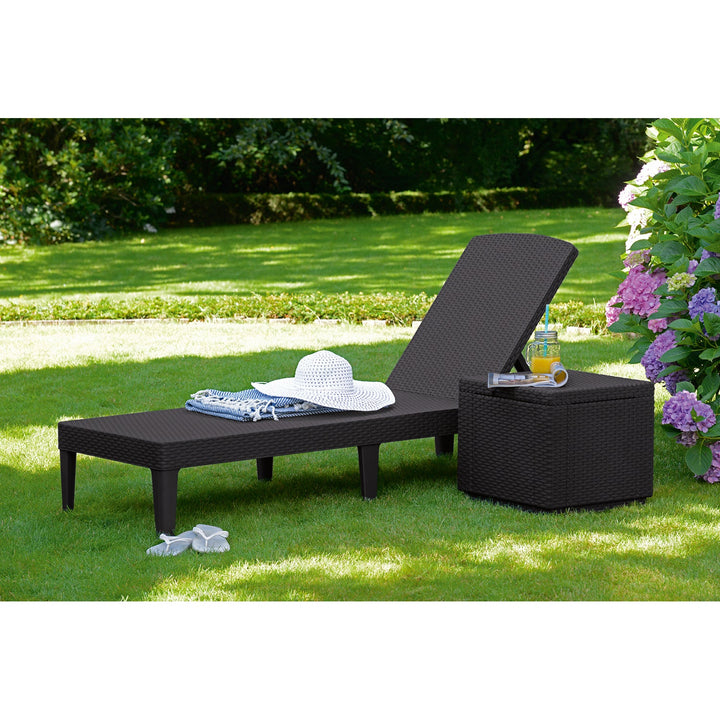 Jaipur Sun Lounger градински шезлонг с регулируема облегалка