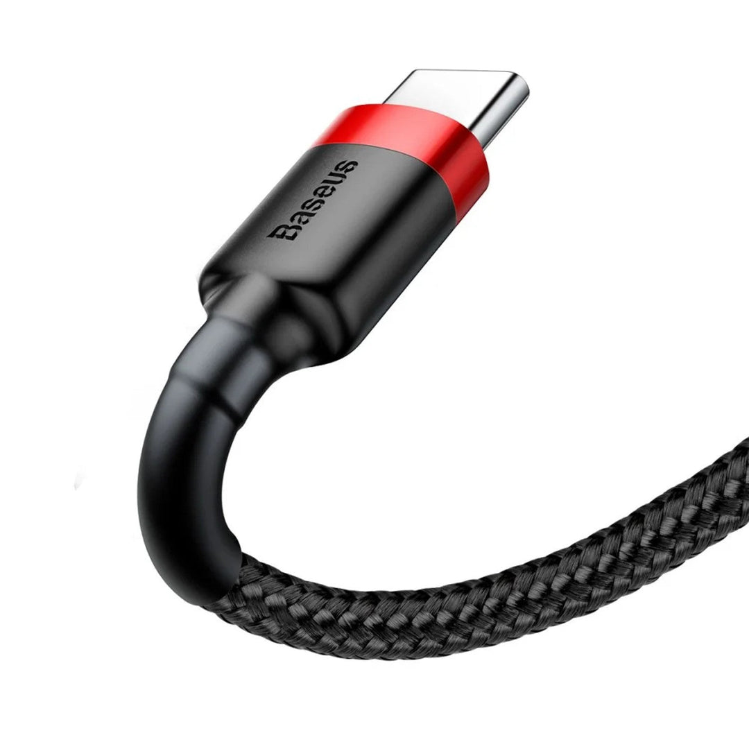 Кабел с USB A щепсел към USB-C щепсел, 1 м, CATKLF-B91 Червен+Черен Baseus